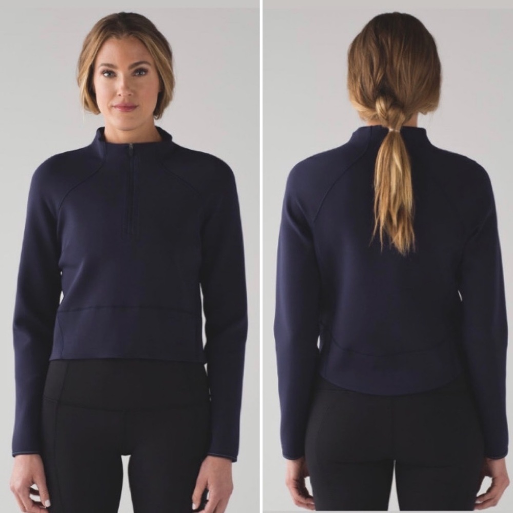 Lululemon Kicking Asphalt 1/2 Zip (Midnight Navy)